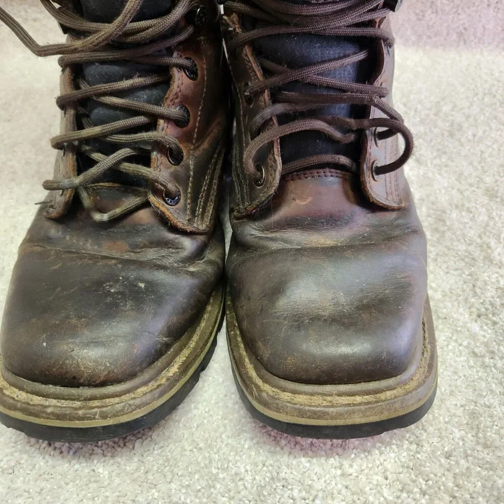 Rocky Boots Men’s 9M Brown Waterproof Logger ASTM Electrical Hazard Work Boot